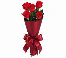 Букет 5 Красных роз Эдлесс Лав в Пласте