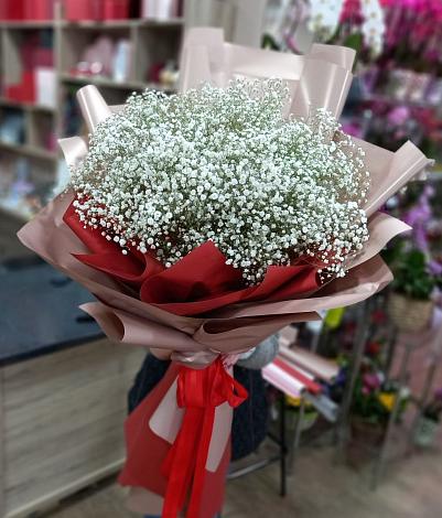 Букет цветов из: Гипсофила в Пласте