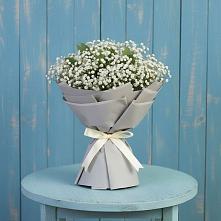 Букет цветов из:  Гипсофила в Пласте