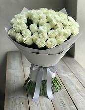 Букет 35 Белых роз #REPLACE_PRED# Пласте