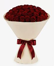 Букет 101 Бордовая роза Блэк Бакарра #REPLACE_PRED# Пласте