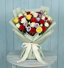 Букет цветов из:  Розы #REPLACE_PRED# Пласте