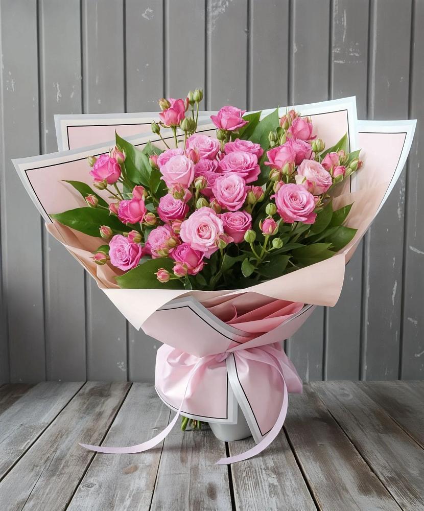 Букет Розовый кустик в Пласте