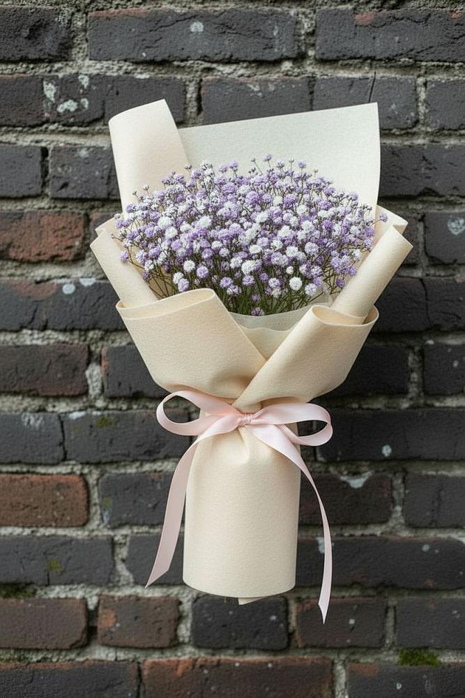 Букет цветов из: Гипсофила в Пласте