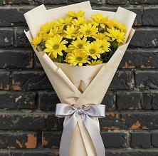 Букет цветов из:  Хризантемы #REPLACE_PRED# Пласте