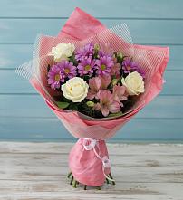 Букет цветов из:  Герберы в Пласте