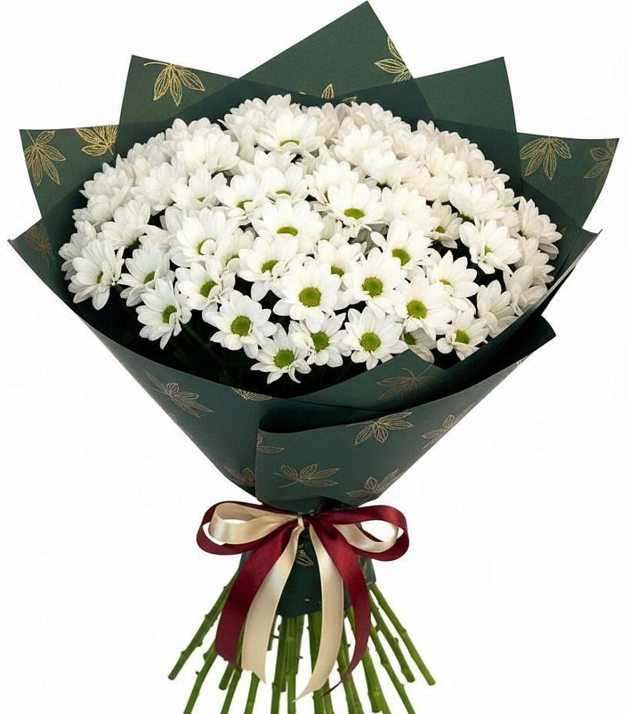 Букет цветов из: Хризантемы в Пласте