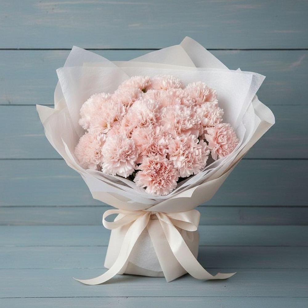 Букет цветов из: Гвоздики в Пласте