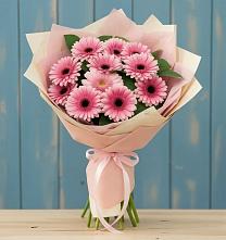Букет цветов из:  Герберы в Пласте