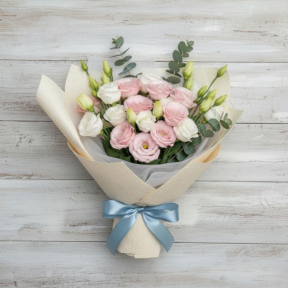 Букет цветов из: Лизиантусы в Пласте